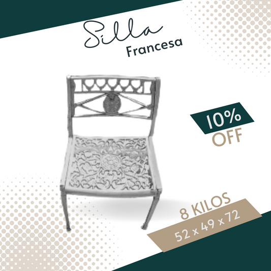 SILLA FRANCESA SIN MANOS