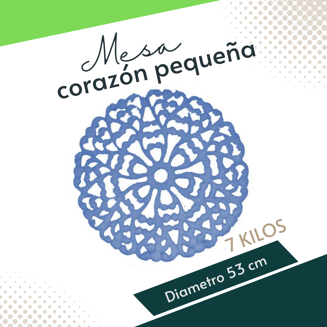 Mesa corazón pequeña
